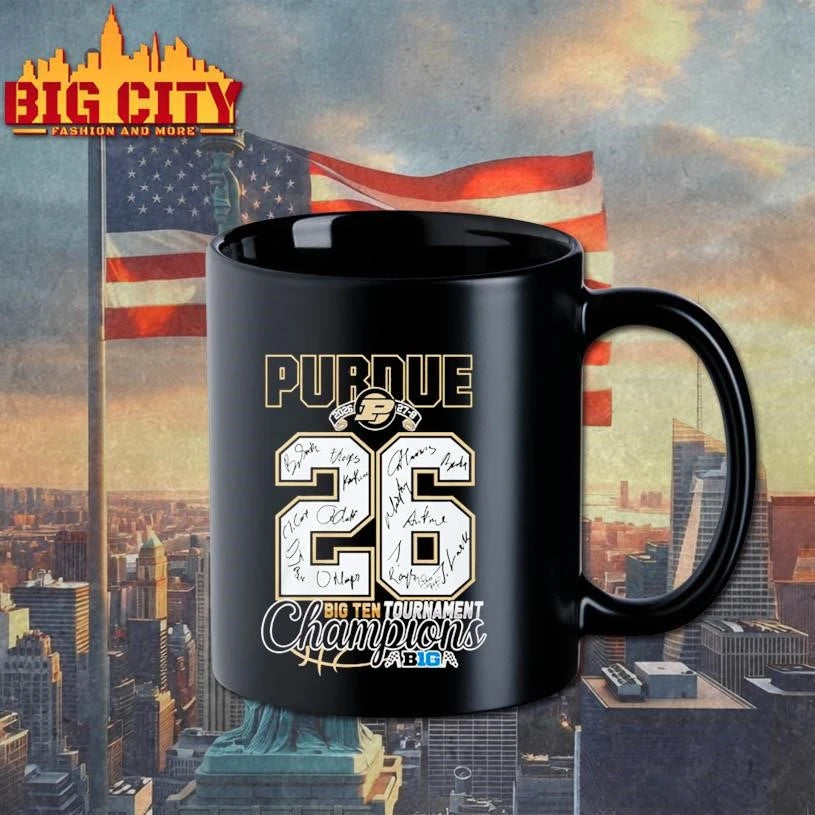 Purdue #26 Big Ten Champions 2026 Shirt