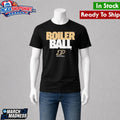 Purdue Basketball Boiler Ball Text Stack Shirt