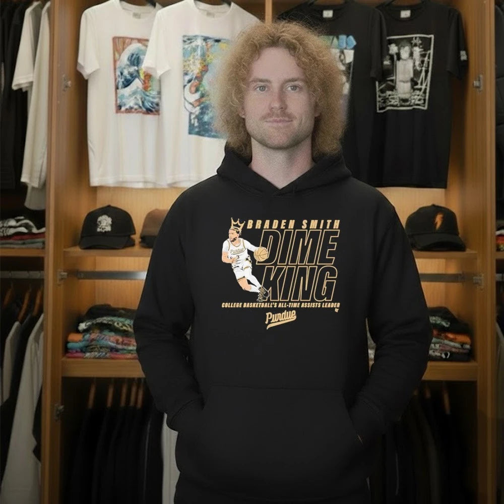 Purdue Basketball Braden Smith All-Time Assists Record Shirt