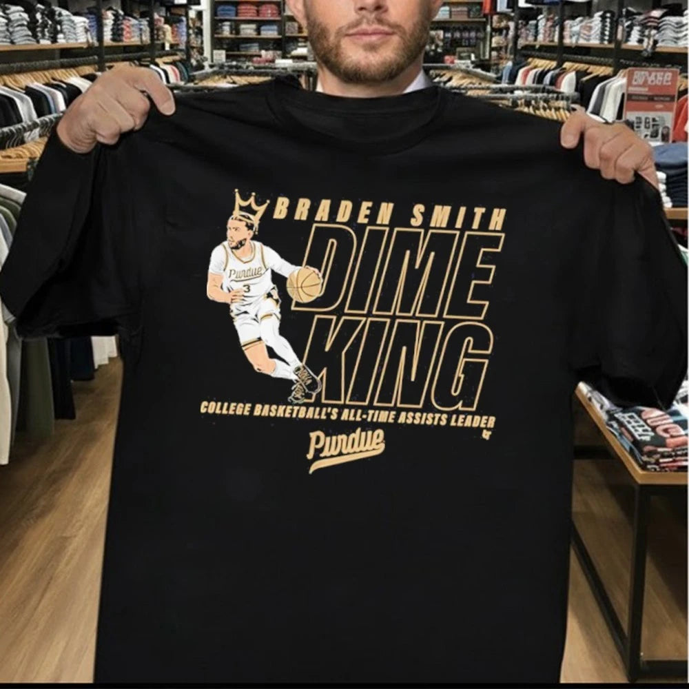 Purdue Basketball Braden Smith All-Time Assists Record Shirt