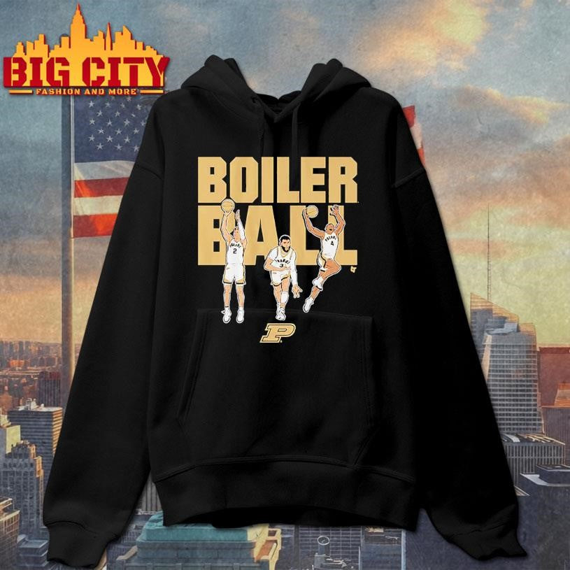 Purdue Basketball Braden Smith Fletcher Loyer &amp; Trey Kaufman-renn Boiler Ball Shirt