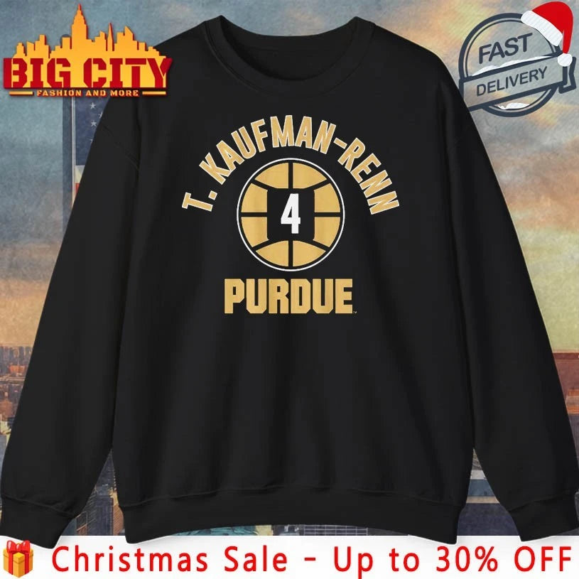 Purdue Basketball Trey Kaufman-Renn Name Number Ball shirt