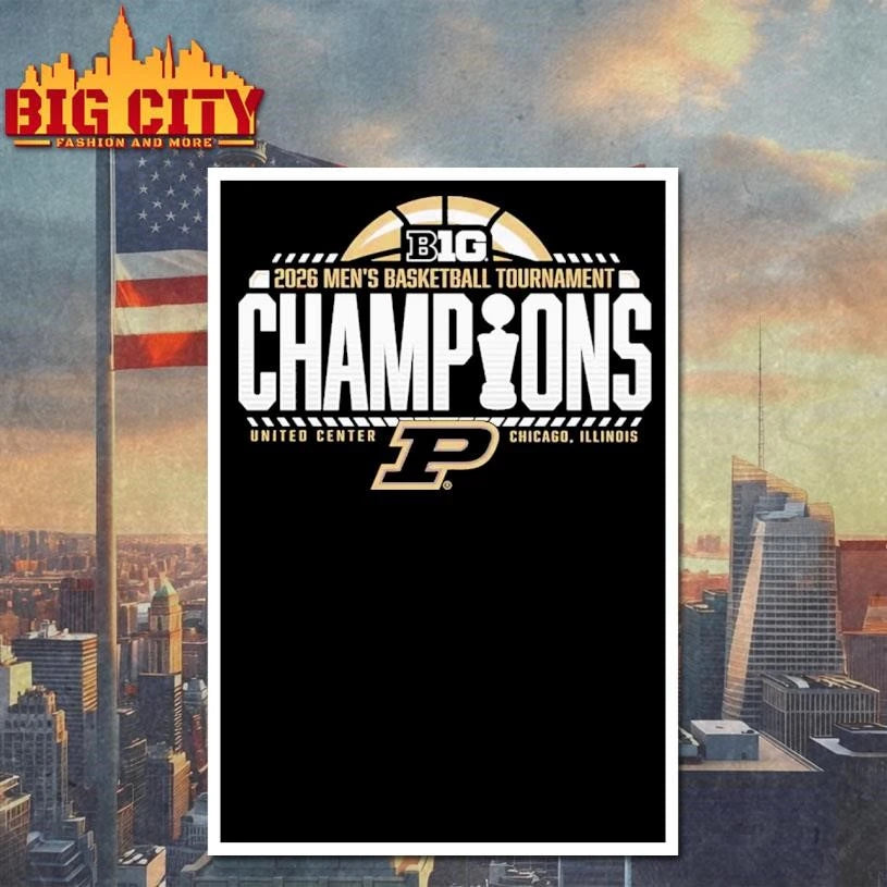Purdue Big Ten 2026 Men’s Basketball Tournament Champions Shirt