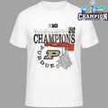 Purdue Boilermakers 2026 Big Ten Men’s Basketball Tournament Champions Cut Nets Shirt
