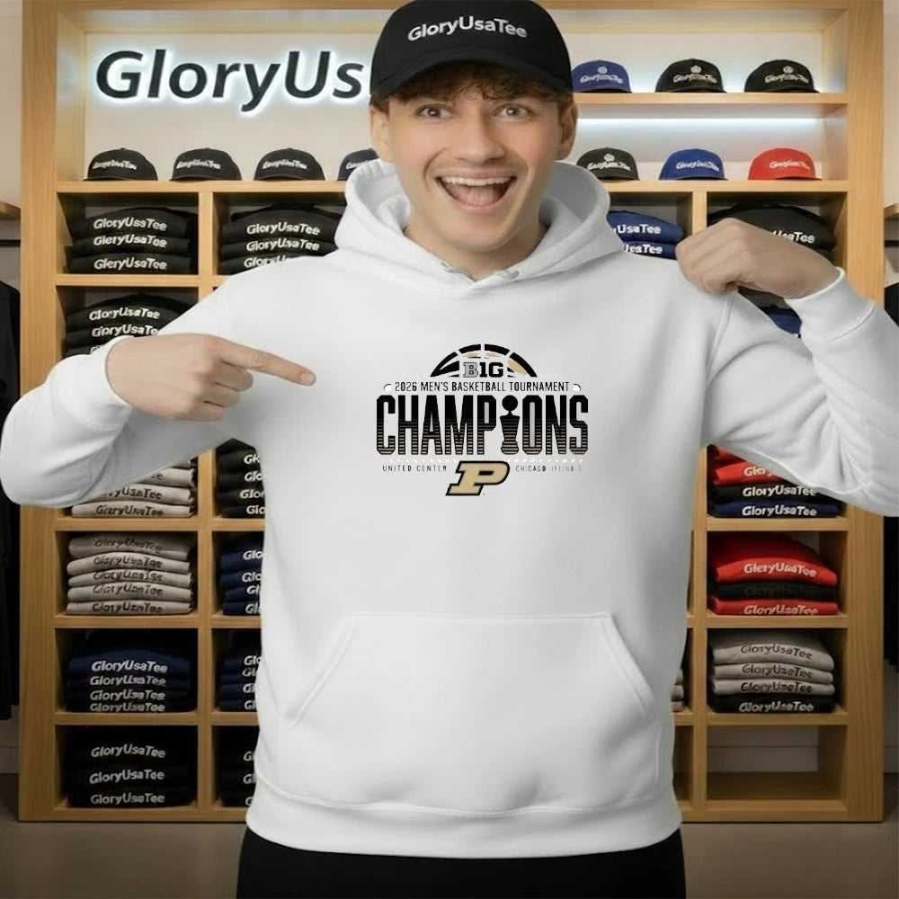 Purdue Boilermakers 2026 Big Ten Men’s Basketball Tournament Champions T-Shirt