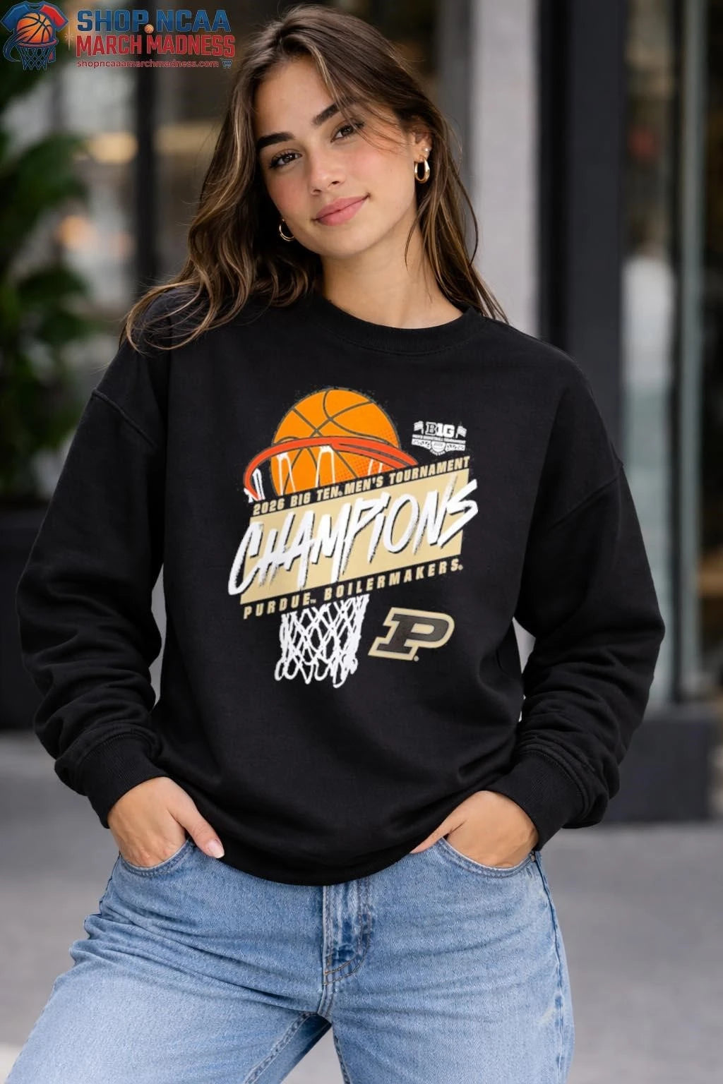 Purdue Boilermakers 2026 Big Ten Men’s Basketball Tournament Champions T-Shirt