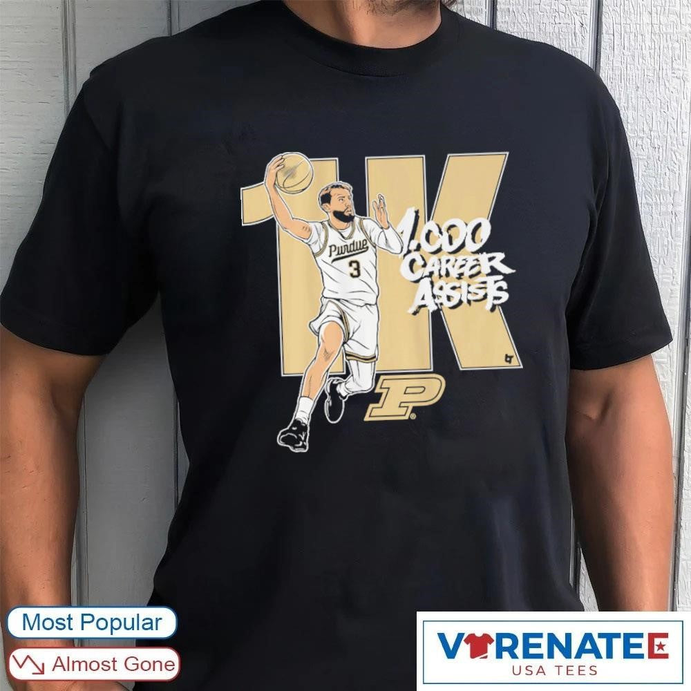Purdue Boilermakers Basketball Braden Smith 1,000 Assists shirt