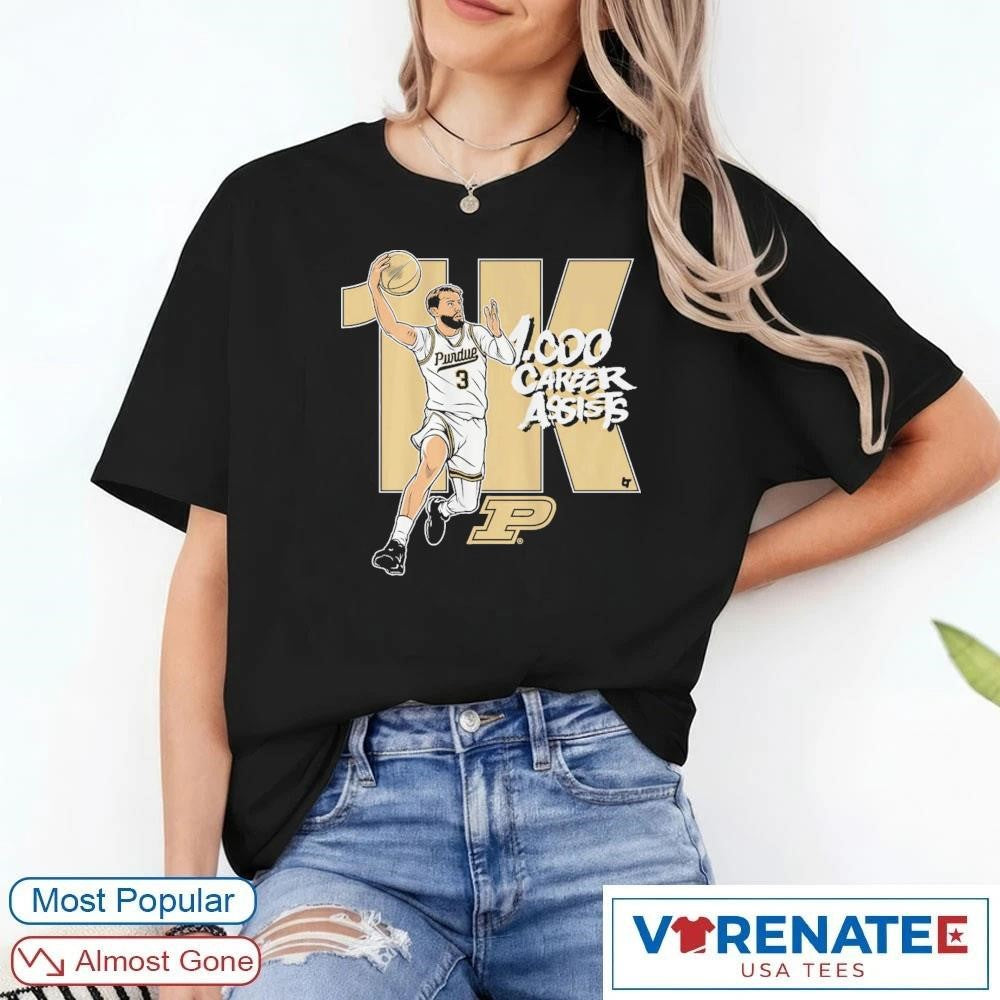 Purdue Boilermakers Basketball Braden Smith 1,000 Assists shirt