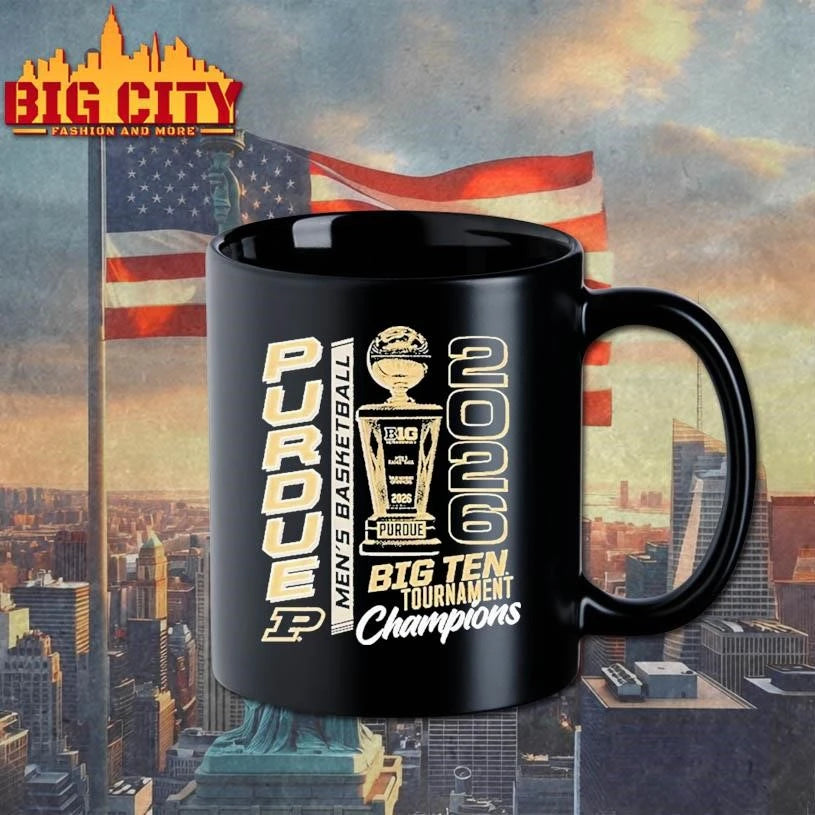 Purdue Boilermakers Champions Men’s Basketball Big Ten Tournament 2026 Shirt