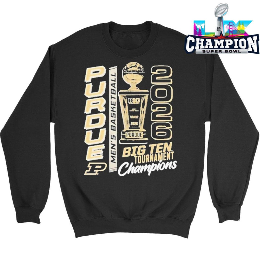 Purdue Boilermakers Champions Men’s Basketball Big Ten Tournament 2026 Shirt
