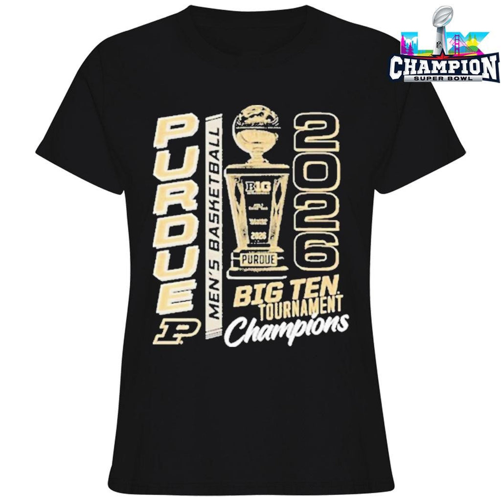 Purdue Boilermakers Champions Men’s Basketball Big Ten Tournament 2026 Shirt