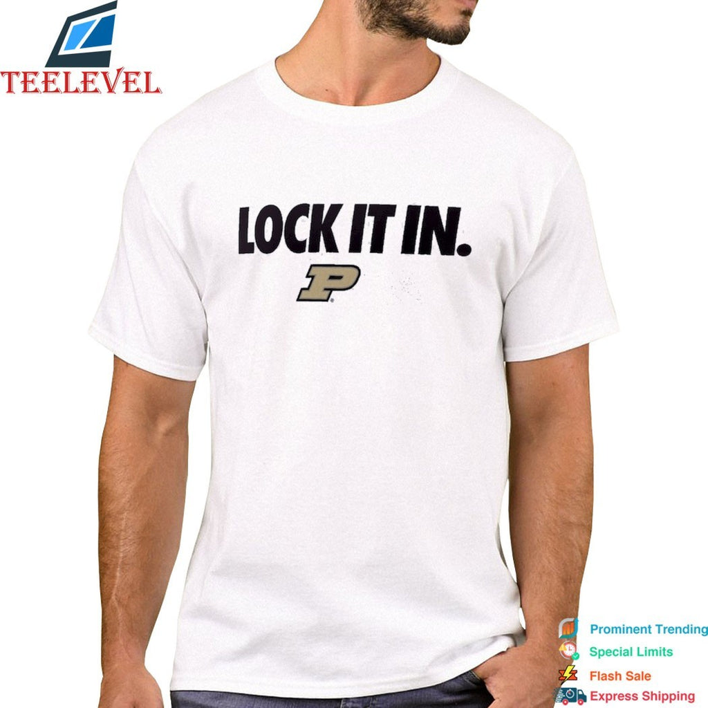 Purdue Boilermakers Lock It In T-Shirt