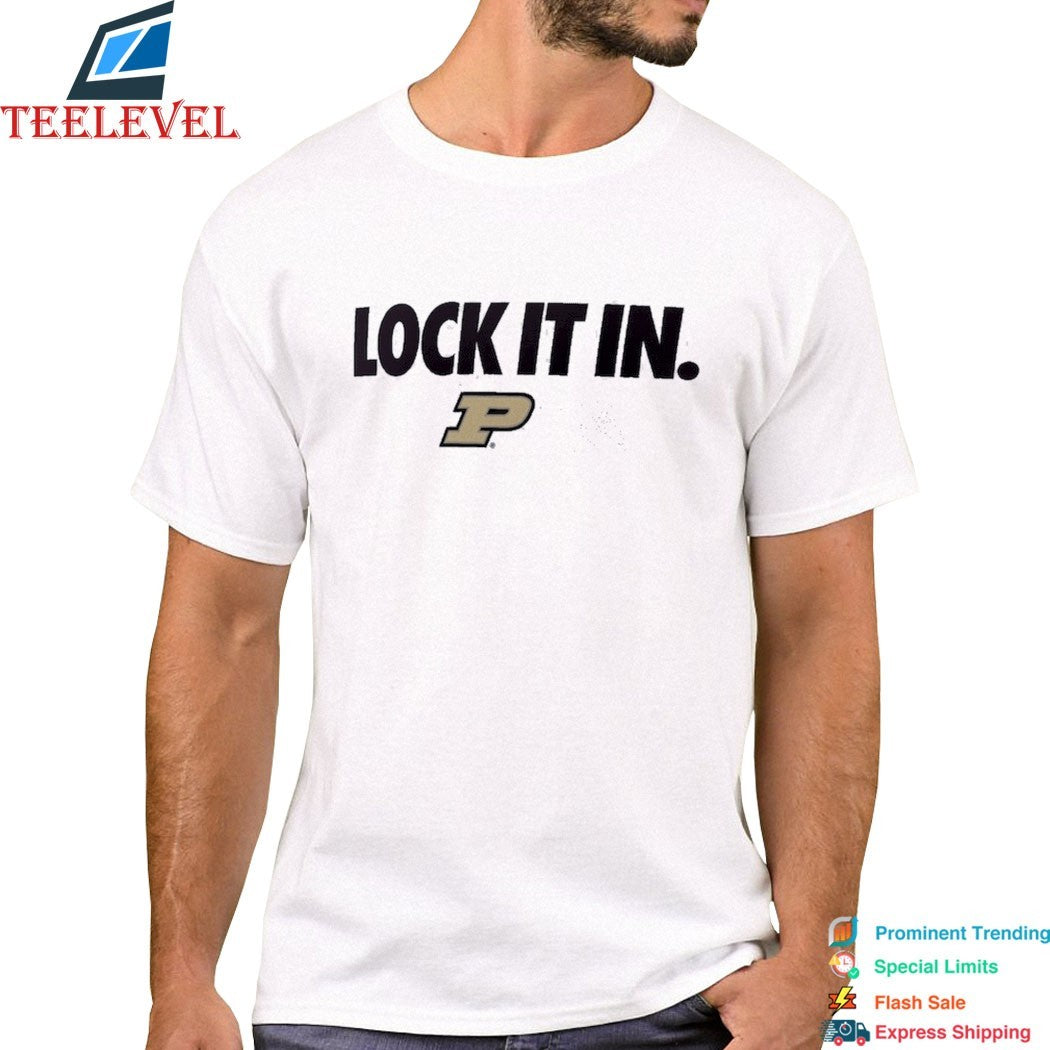 Purdue Boilermakers Lock It In T-Shirt