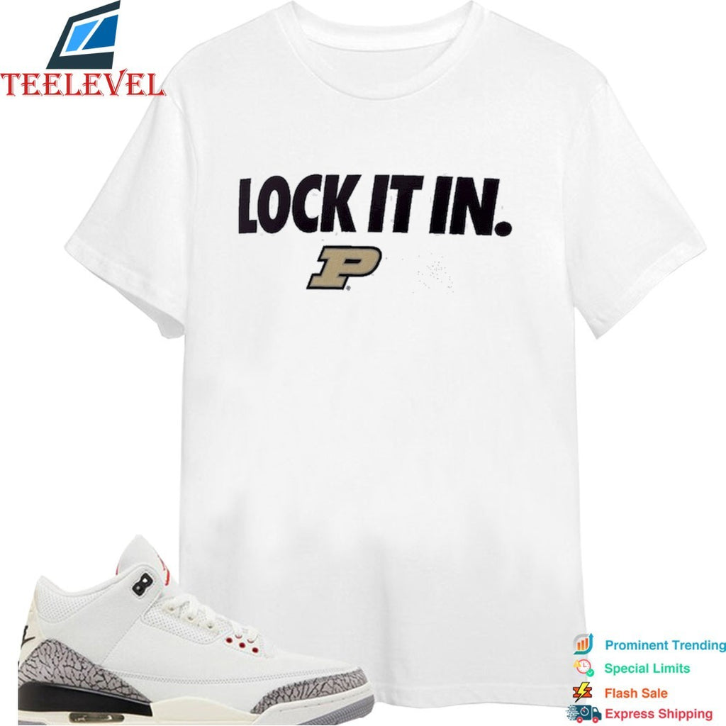 Purdue Boilermakers Lock It In T-Shirt