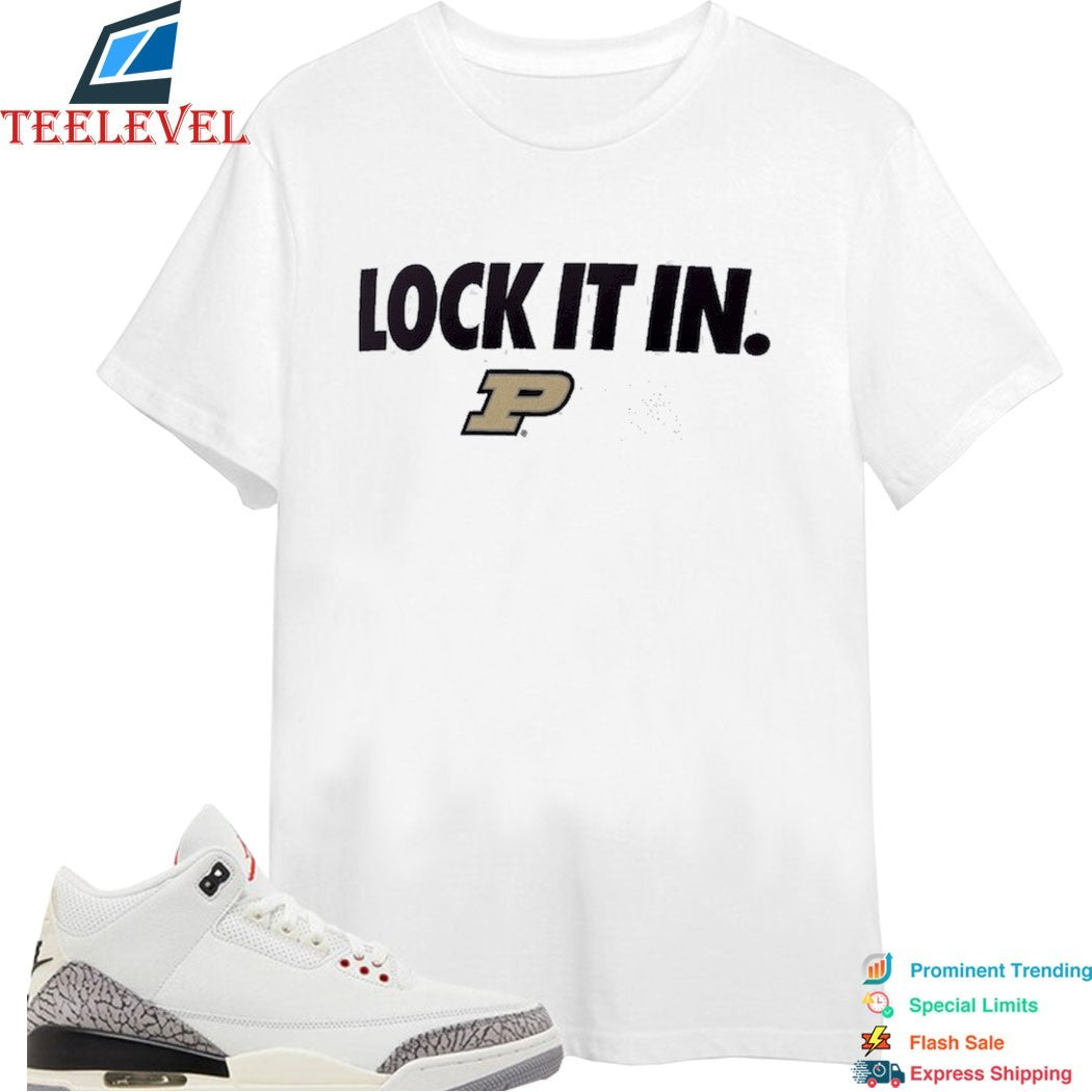 Purdue Boilermakers Lock It In T-Shirt