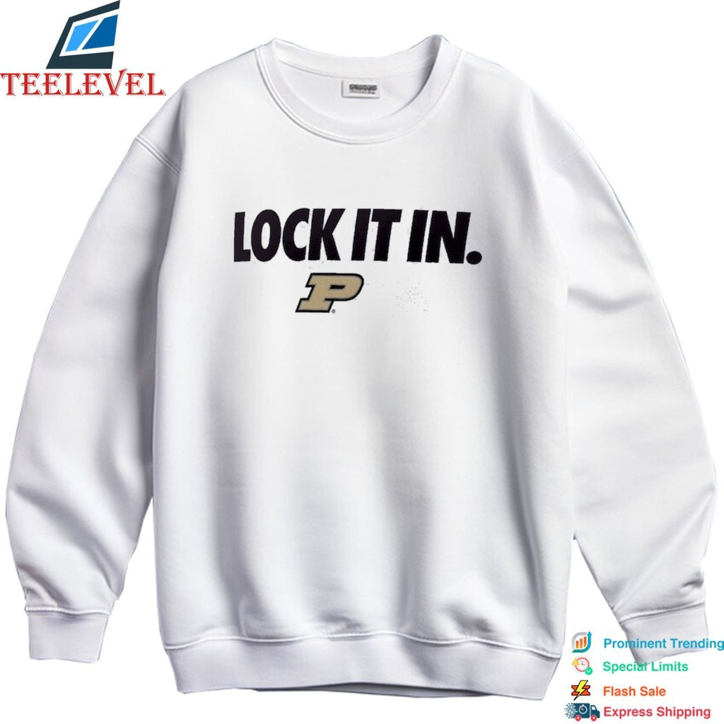 Purdue Boilermakers Lock It In T-Shirt