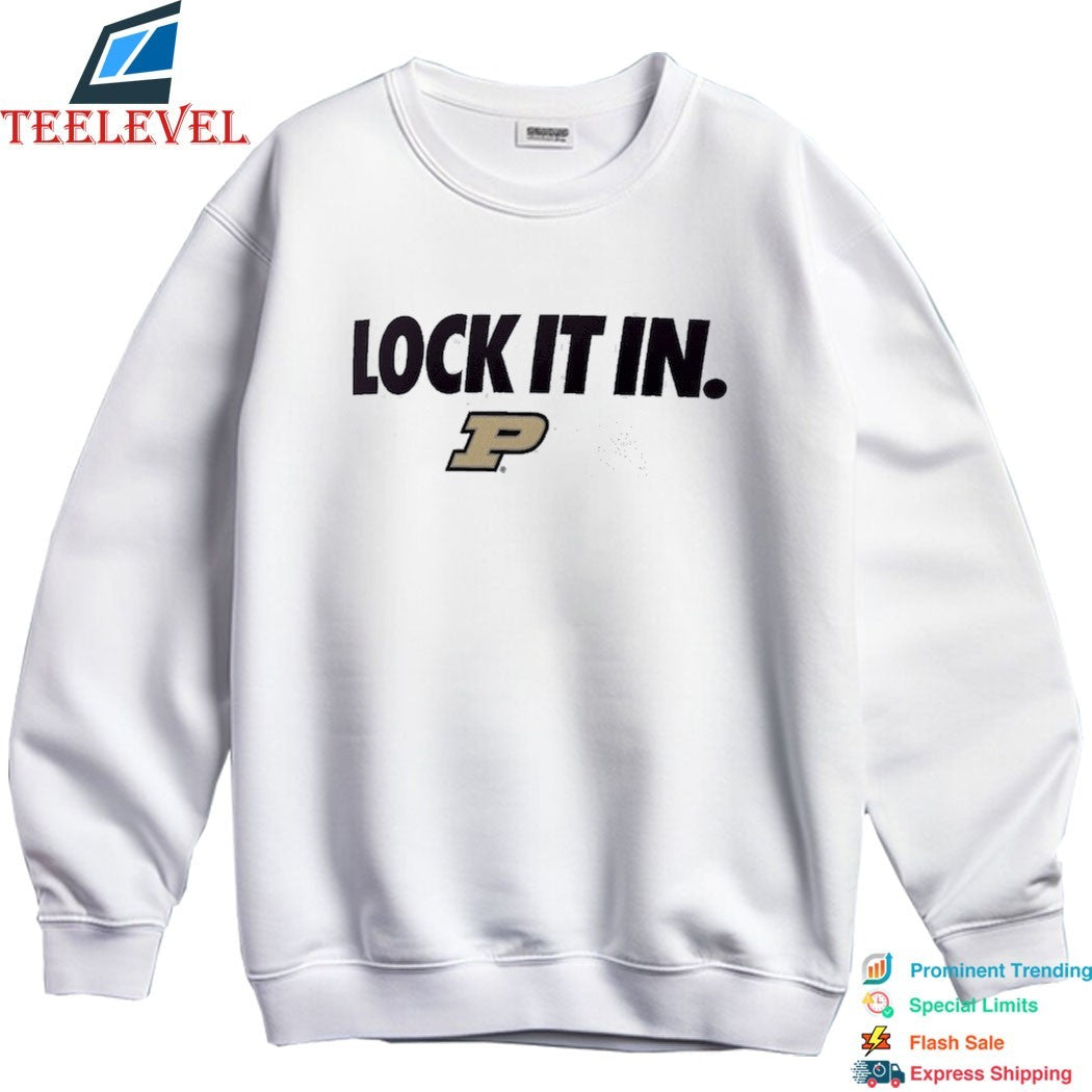 Purdue Boilermakers Lock It In T-Shirt