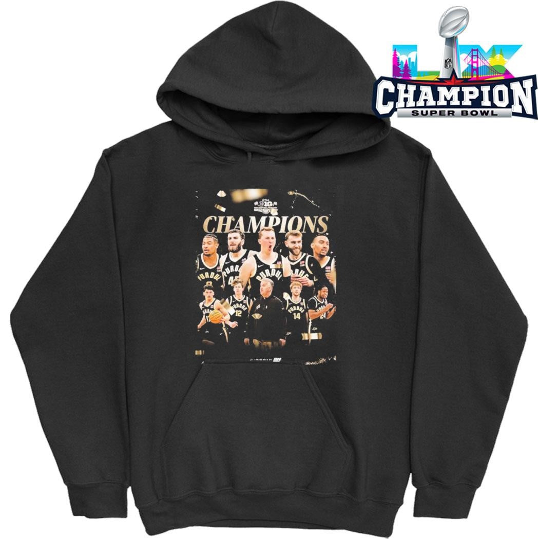 Purdue Boilermakers Men’s Basketball 2026 Big Ten Tournament Champions Shirt
