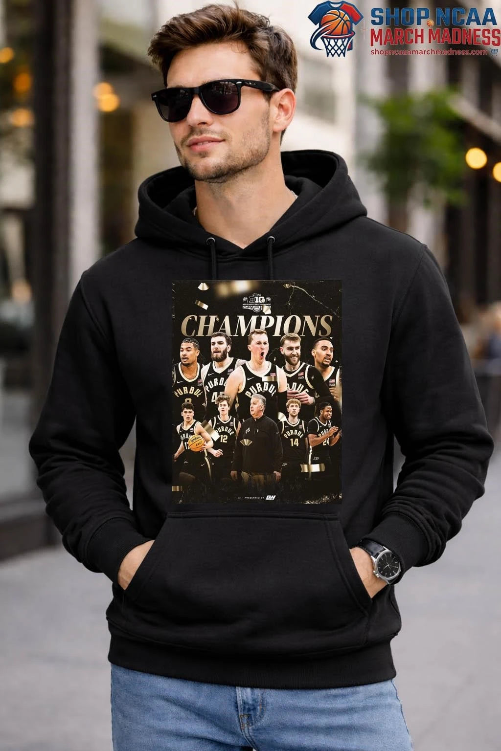 Purdue Boilermakers Men’s Basketball 2026 Big Ten Tournament Champions T-Shirt