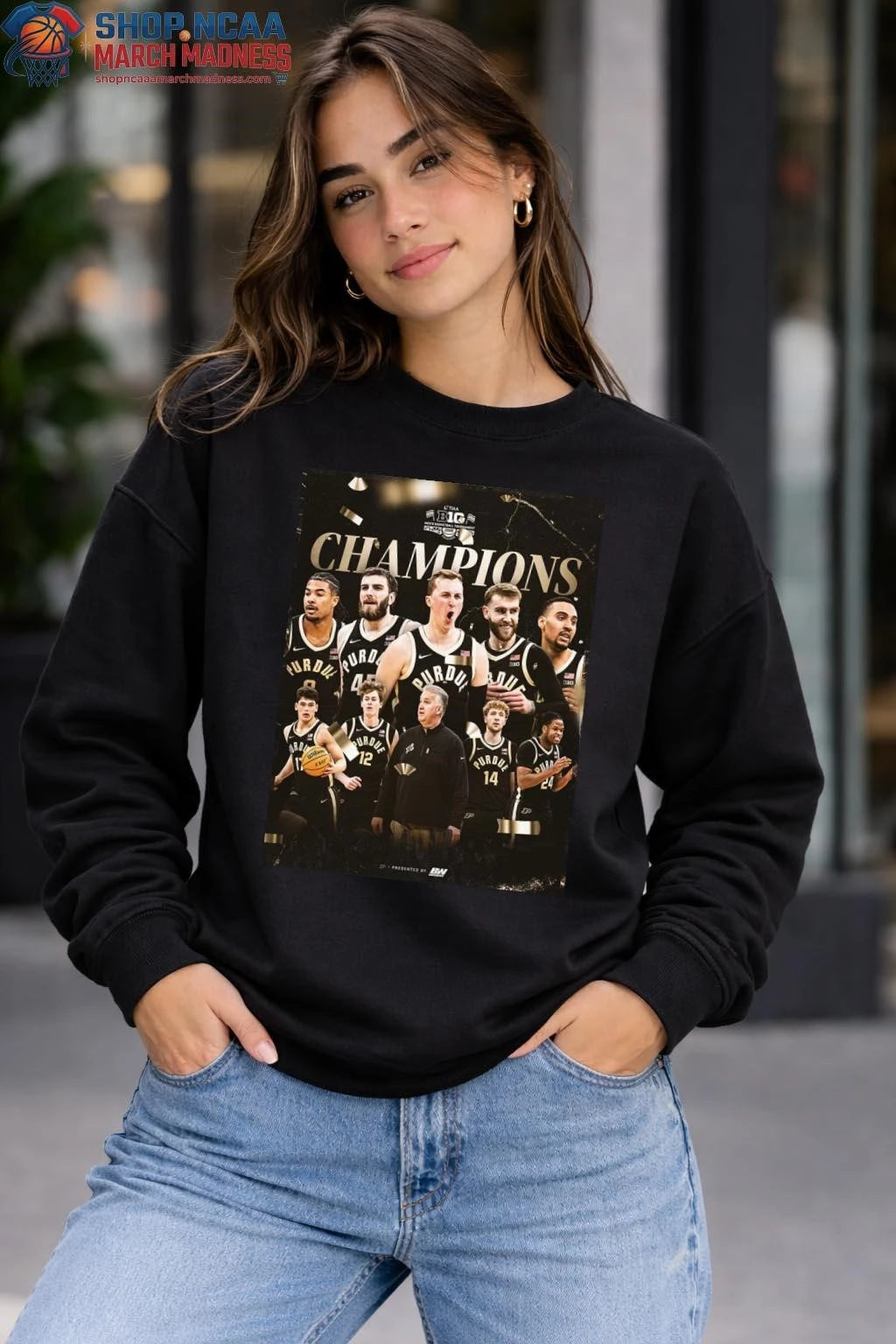 Purdue Boilermakers Men’s Basketball 2026 Big Ten Tournament Champions T-Shirt