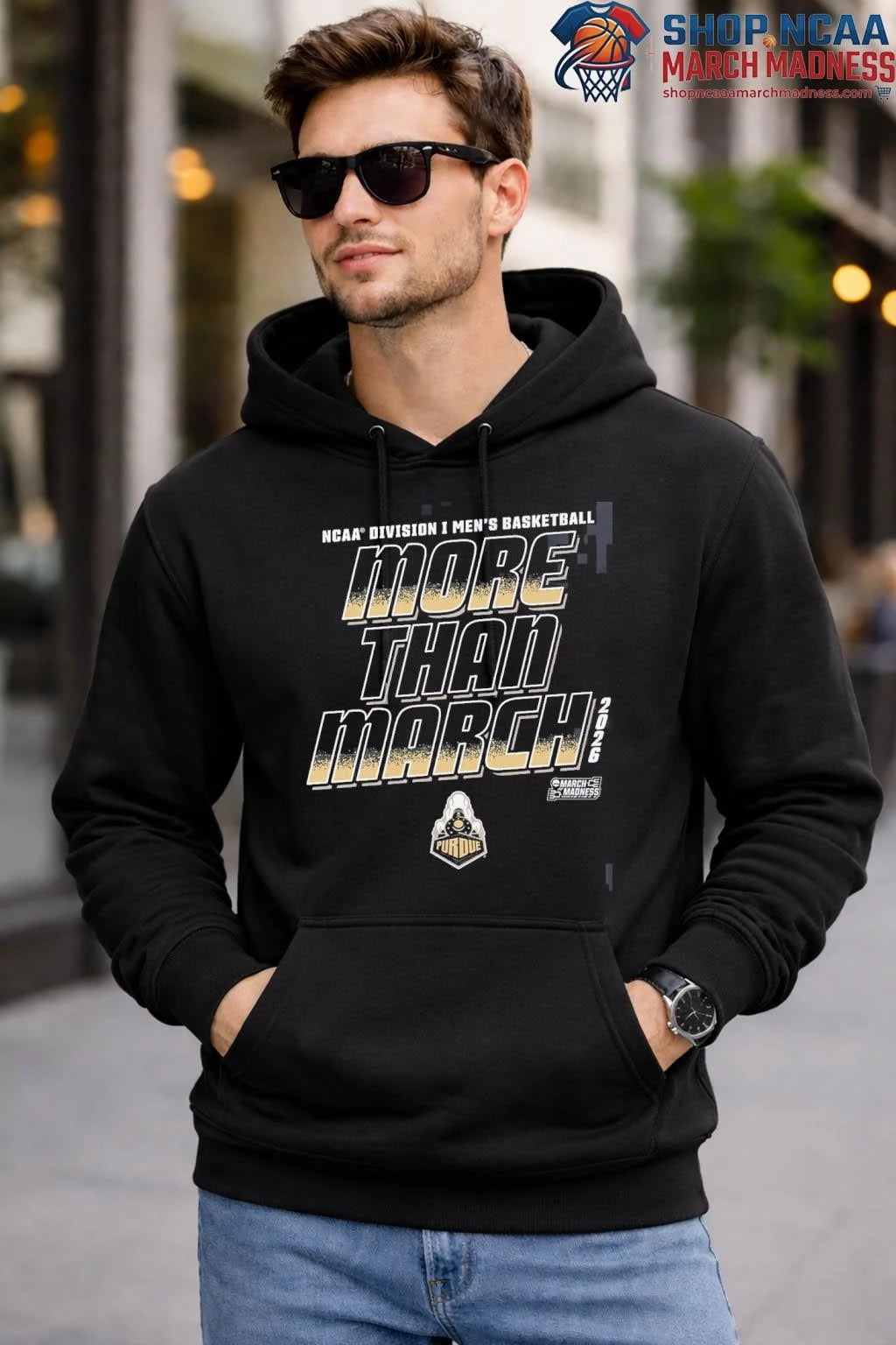 Purdue Boilermakers Men’s Basketball NCAA Division I March Madness 2026 More Than March T-Shirt Purdue Boilermakers Shirt