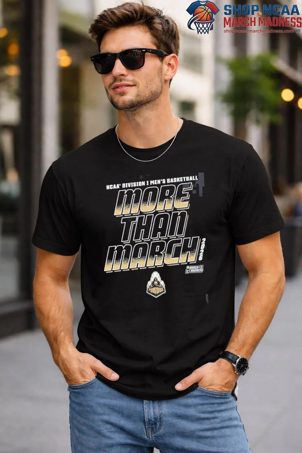 Purdue Boilermakers Men’s Basketball NCAA Division I March Madness 2026 More Than March T-Shirt Purdue Boilermakers Shirt