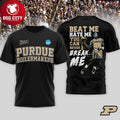 Purdue Boilermakers Michael Jackson Never Break Me 2025 Two Sided Shirt