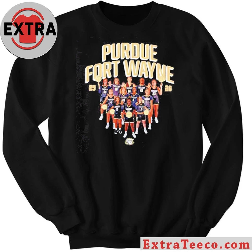 Purdue Fort Wayne Mastodons Women’s Basketball NCAA Team College 2025-2026 T-Shirt