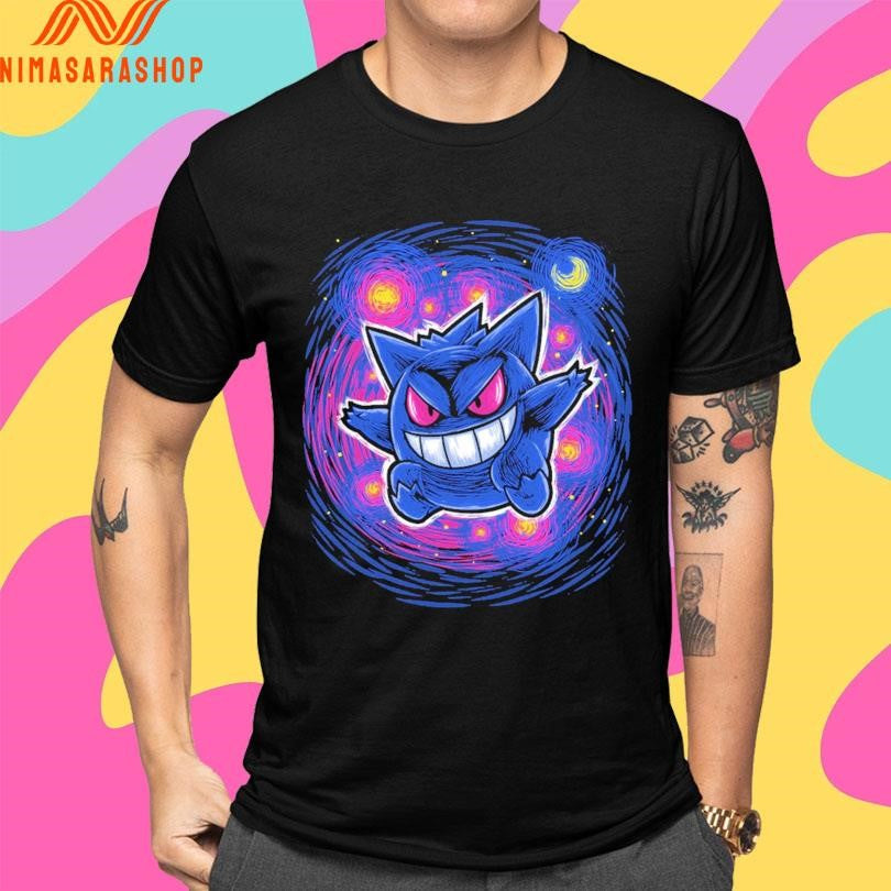 Purple Ghost Starry Shirts