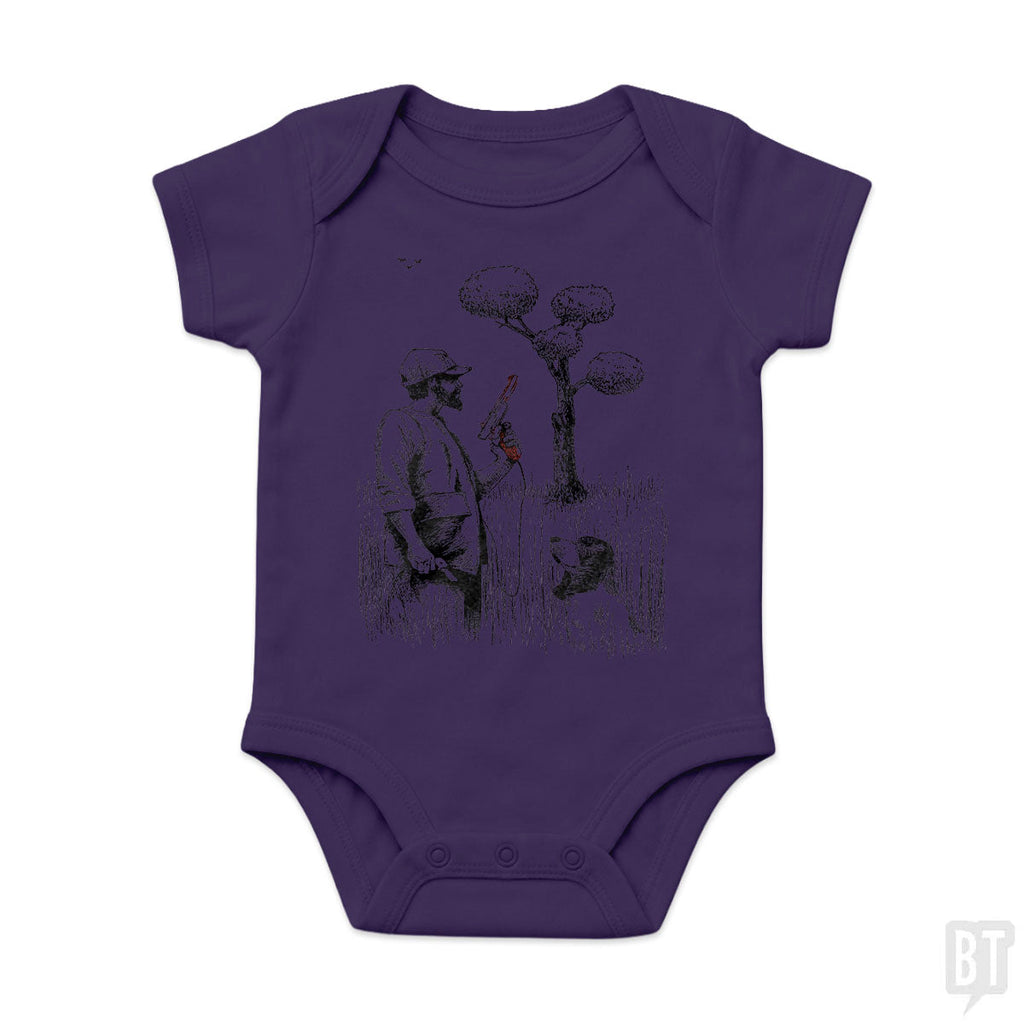 Dog Man Baby One-Piece