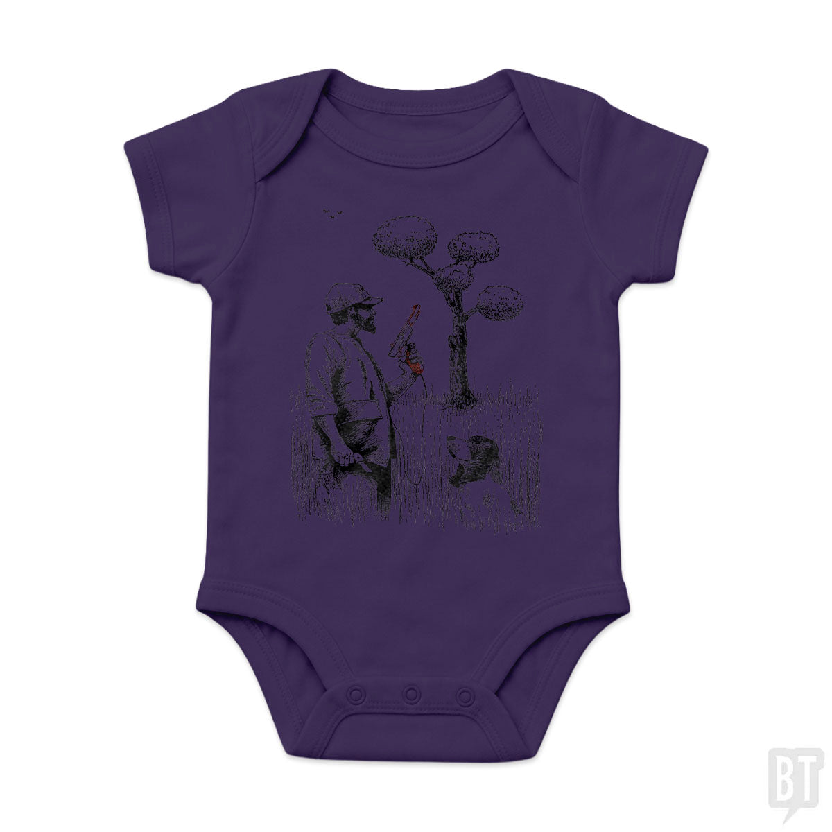 Dog Man Baby One-Piece