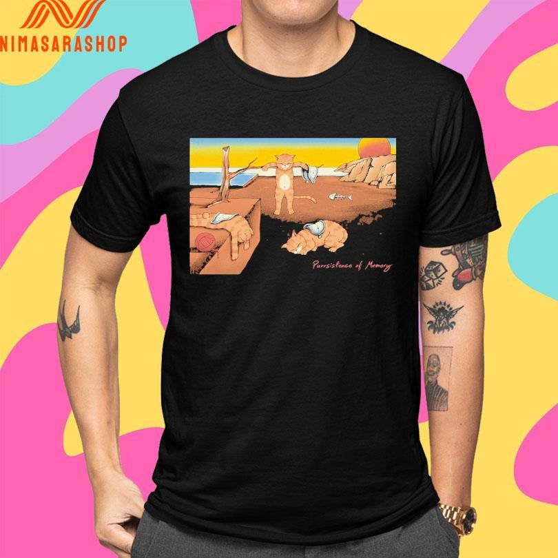 Purrsistence Of Memory Cats Shirts