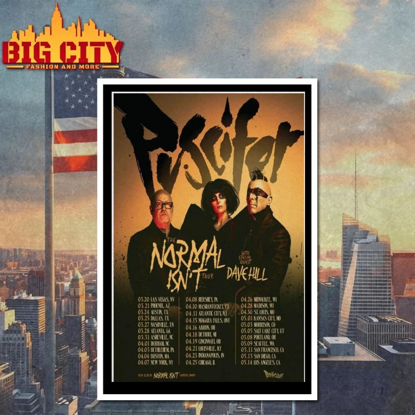 Puscifer Normal Isn’t North American Tour 2026 Poster Shirt