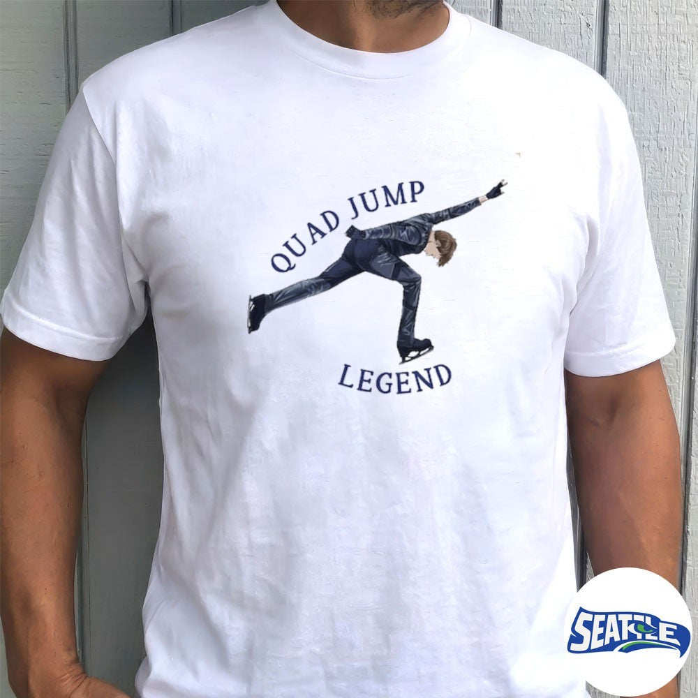 Quad Jump Legend Figure Skating World Champion Ilia Malinin Milano Cortina 2026 Olympic Winter shirt