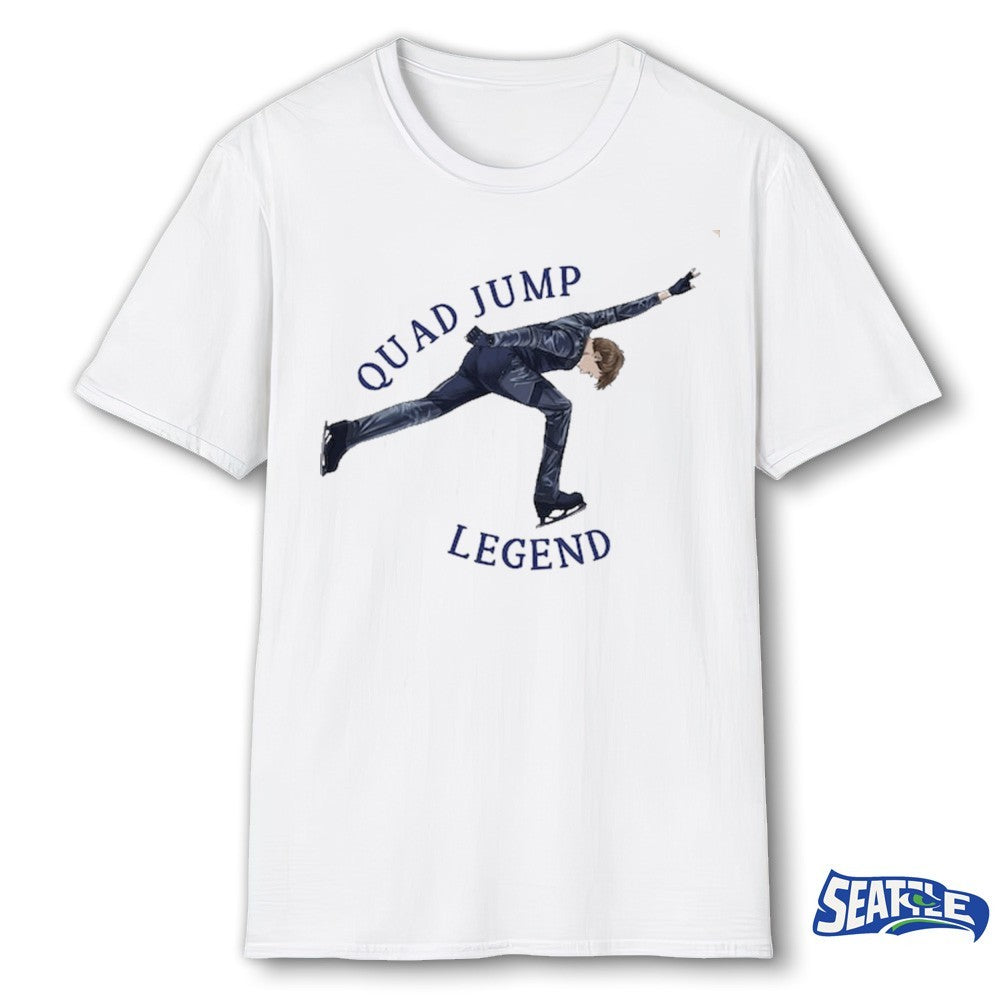 Quad Jump Legend Figure Skating World Champion Ilia Malinin Milano Cortina 2026 Olympic Winter shirt