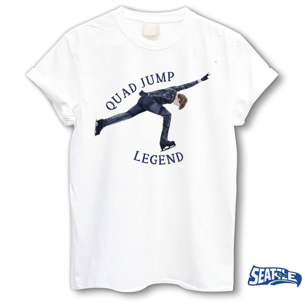 Quad Jump Legend Figure Skating World Champion Ilia Malinin Milano Cortina 2026 Olympic Winter shirt