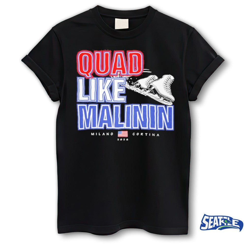 Quad Like Ilia Malinin Milano Cortina 2026 Olympic Winter shirt