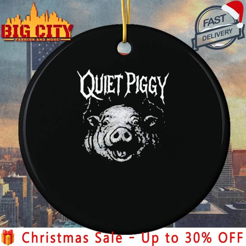 Quiet Piggy Funny meme shirt