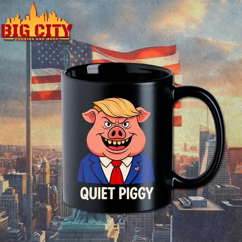 Quiet Piggy Pig Trump Shirt