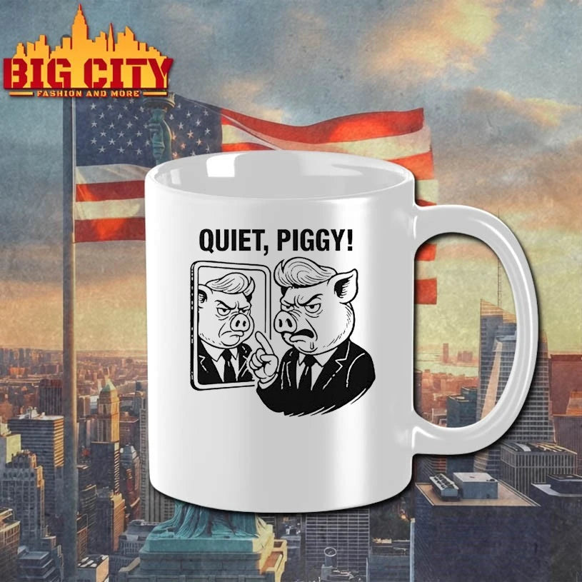 Quiet Piggy Pointing Angrily Anti Trump shirt