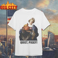 Quiet Piggy Saint Holding Pig Head Anti Trump shirt