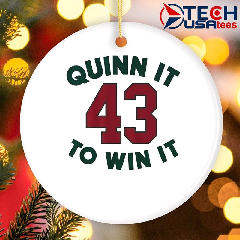 Quinn Hughes #43 Minnesota Wild Quinn it to win it shirt