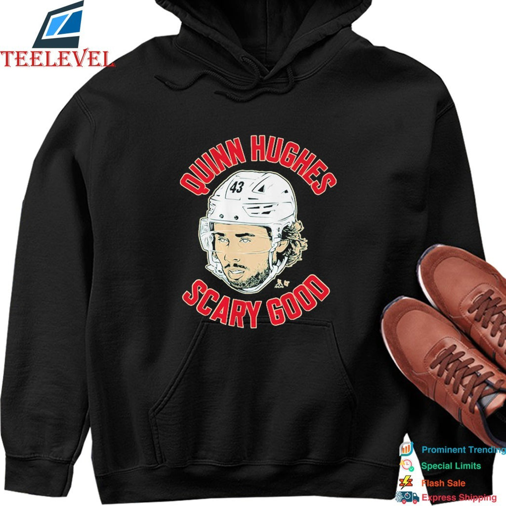 Quinn Hughes Scary Good Ghost Eyes Minnesota Wild T-Shirts