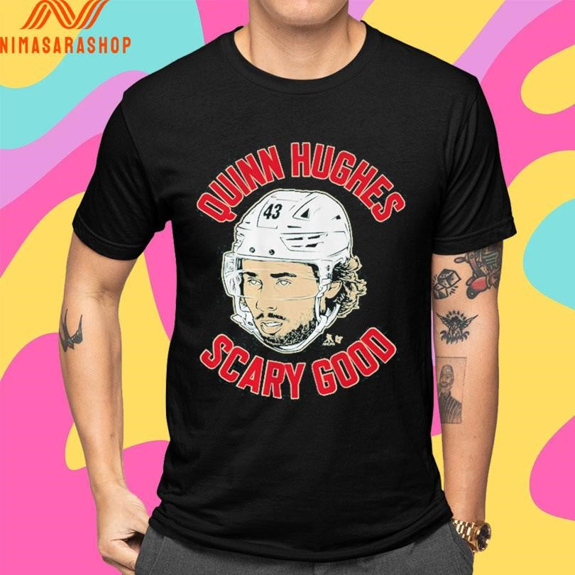 Quinn Hughes Scary Good Ghost Eyes Shirts
