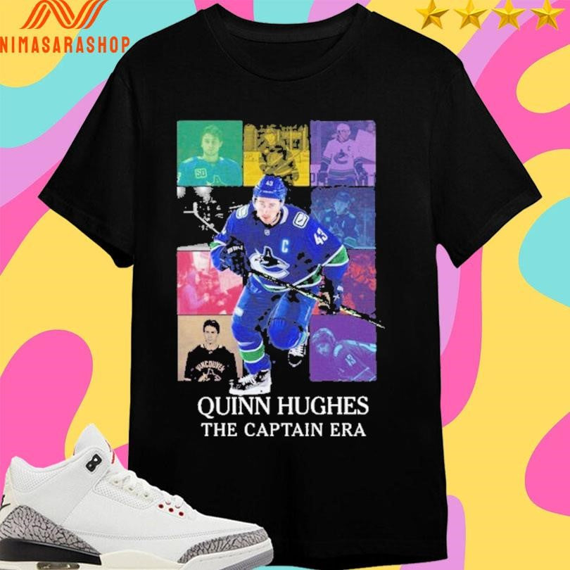 Quinn Hughes The Captain Era USA Shirts