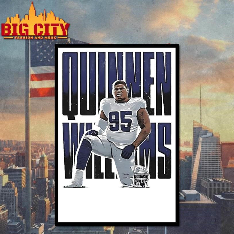 Quinnen Williams Dallas Cowboys football name retro shirt