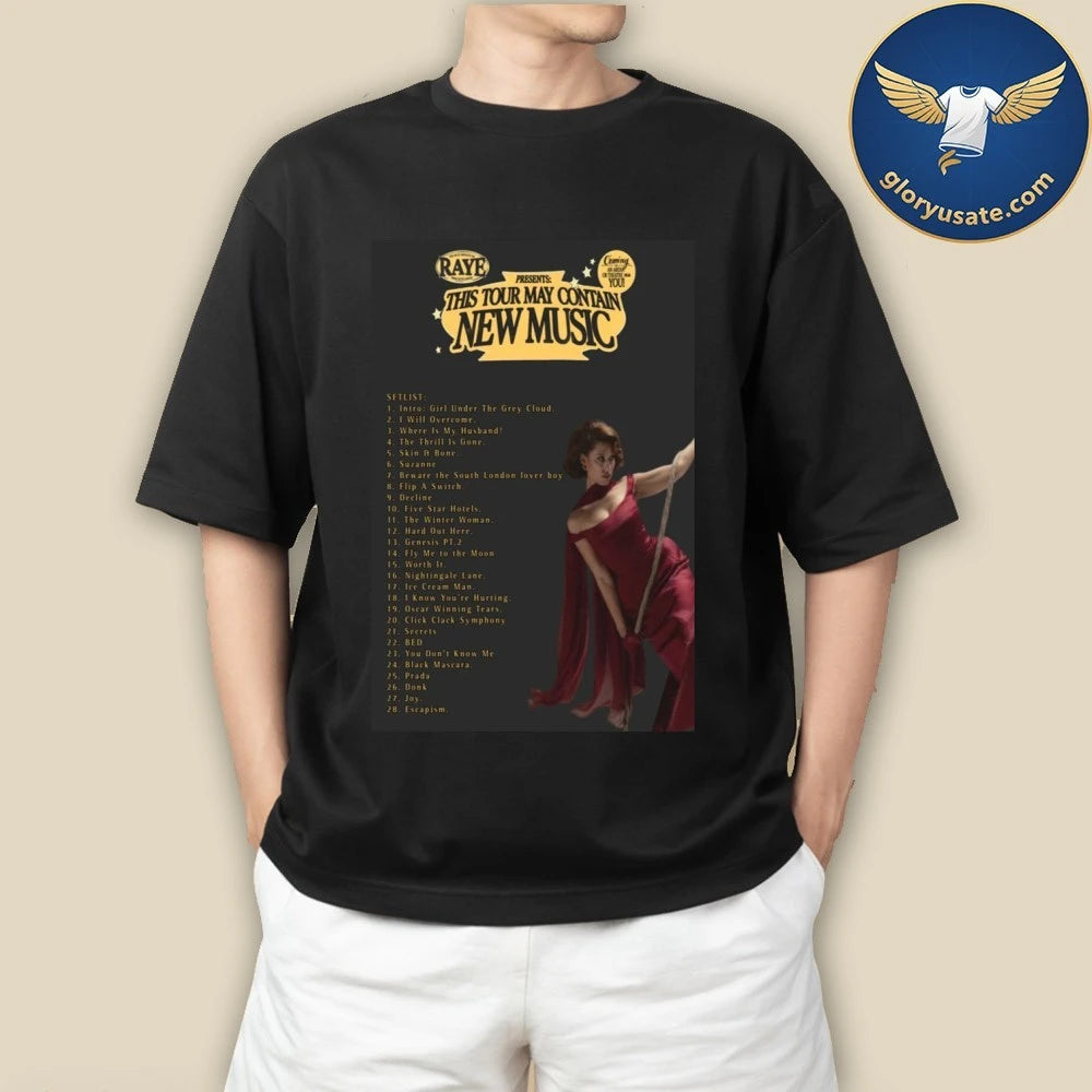 RAYE Infos Tour 2026 Poster Dates Shirt