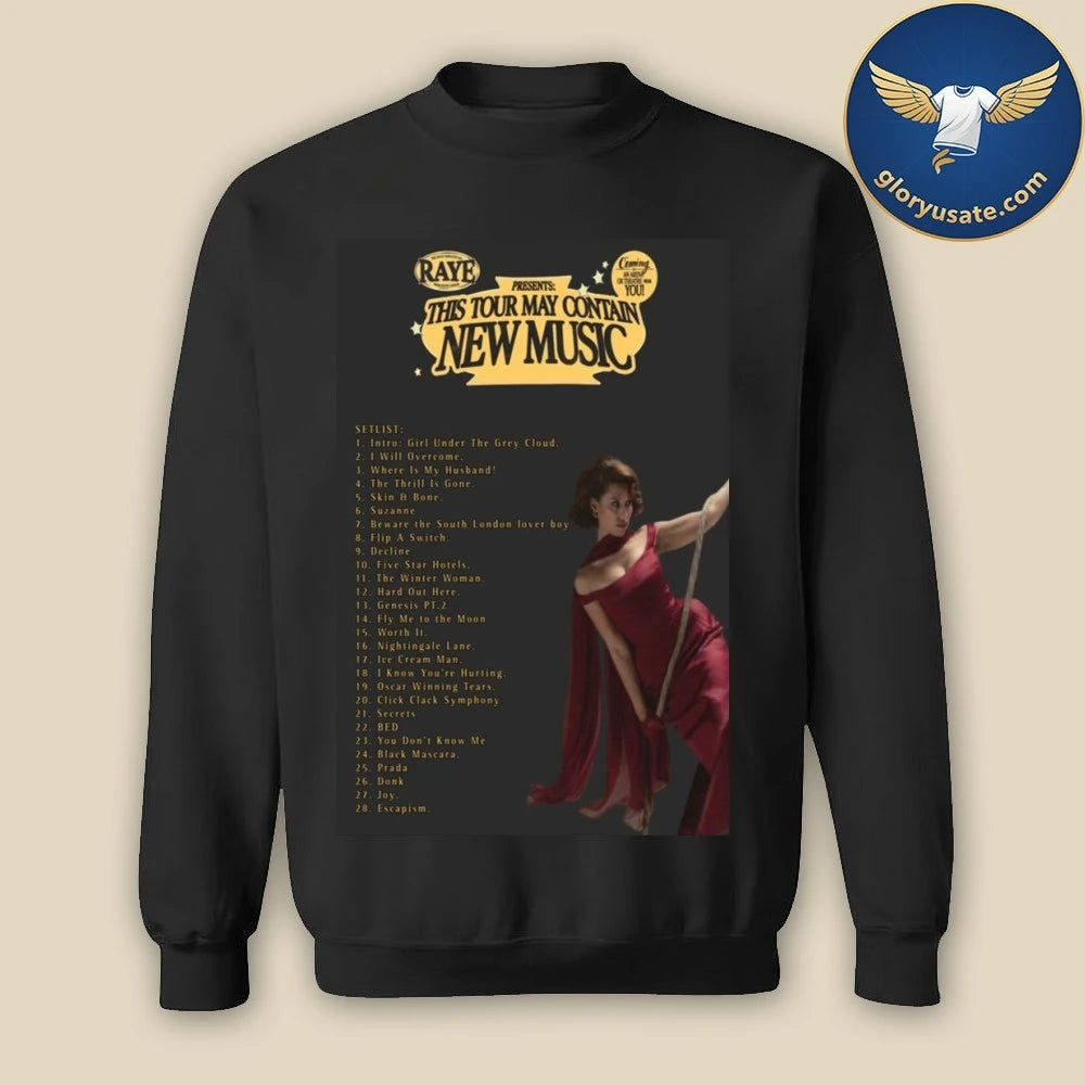RAYE Infos Tour 2026 Poster Dates Shirt