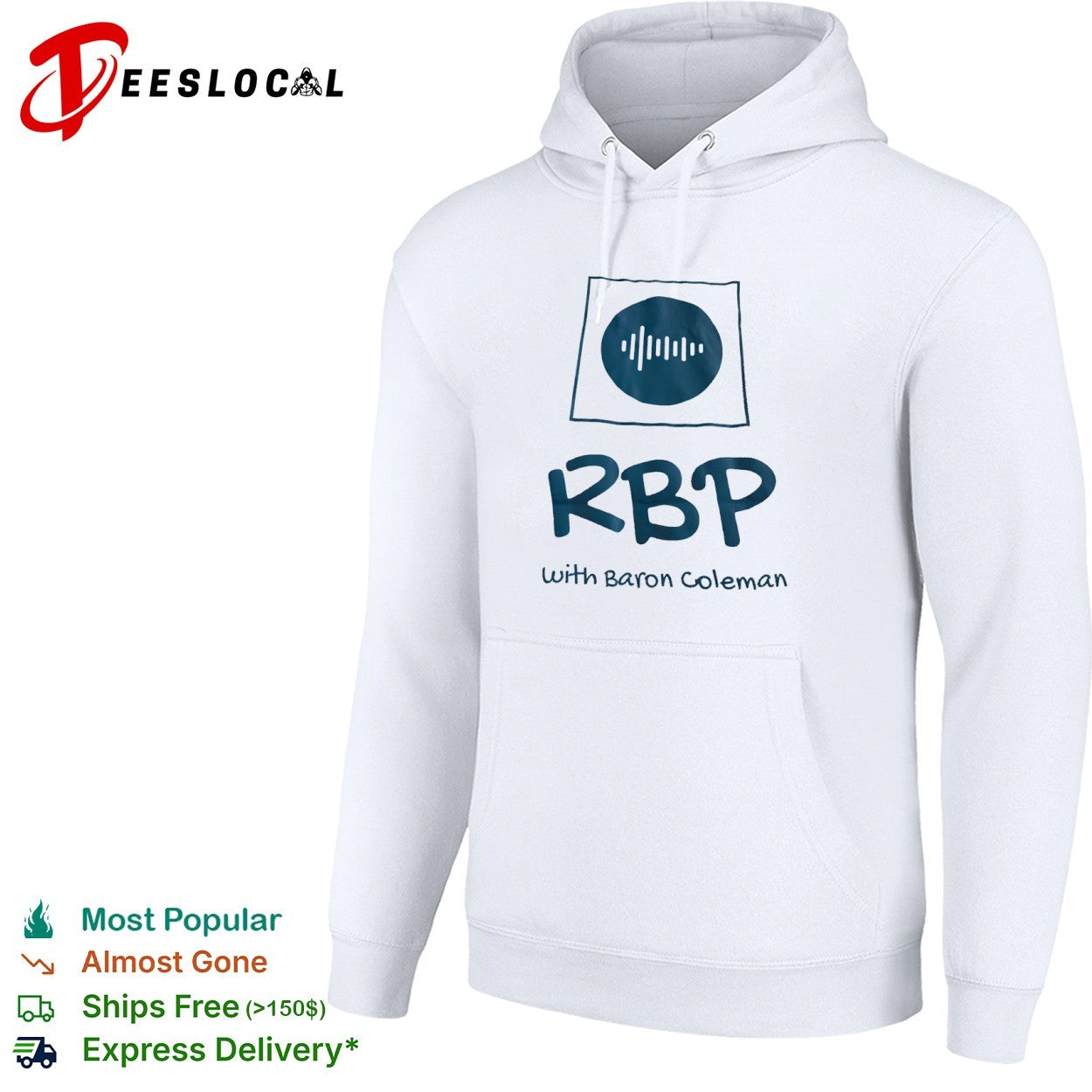 RBP with Baron Coleman audio wave sound frequency visual shirt