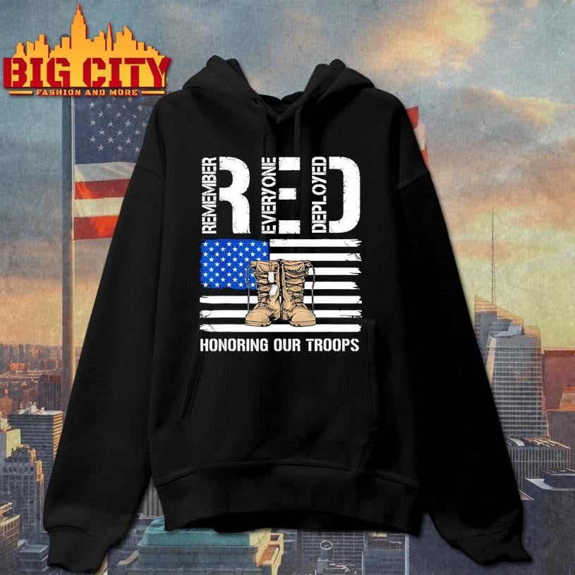 RED Honoring Our Troops Shirt